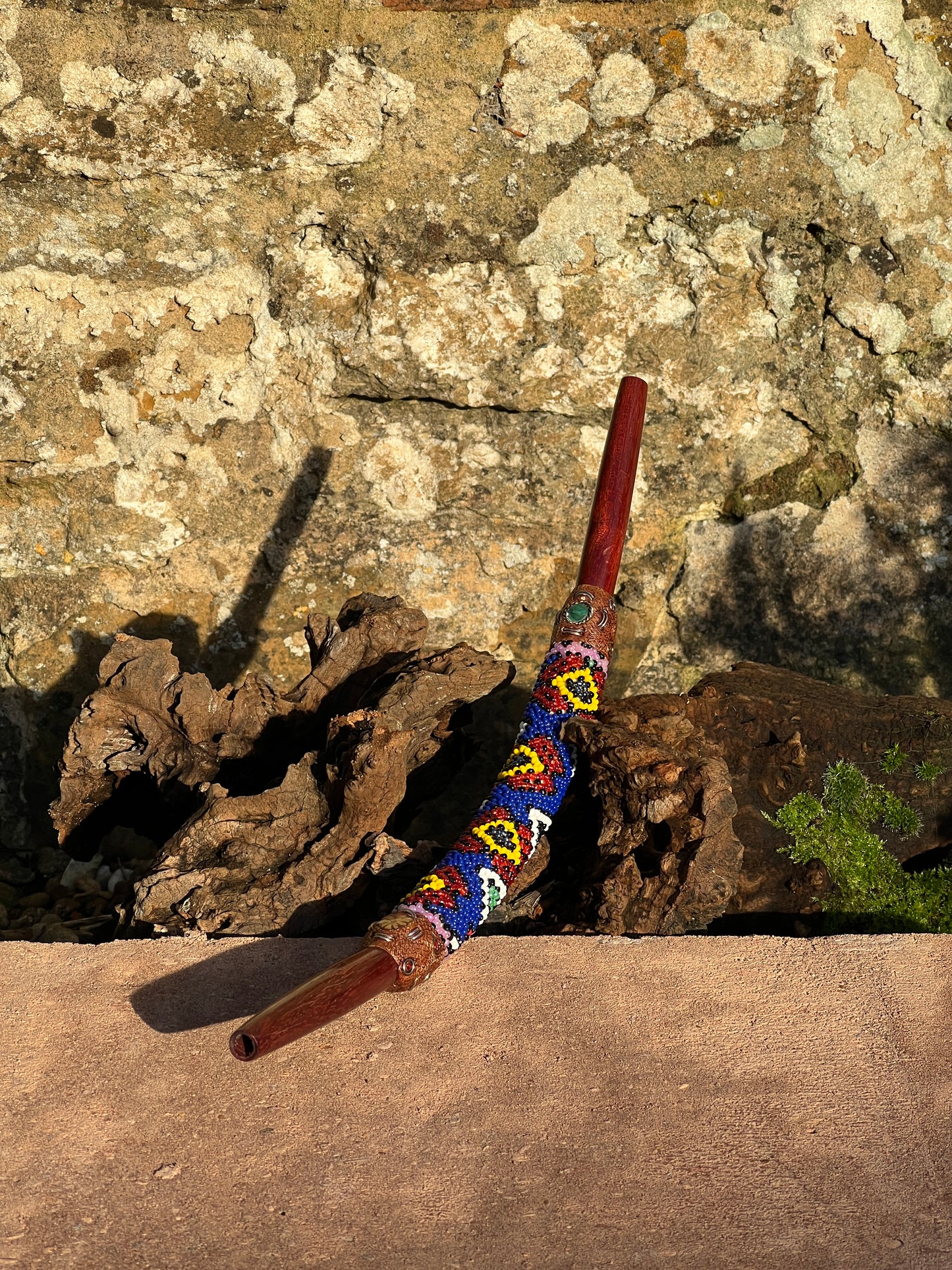 Tepi Huni Kuin Palo Sangre and Beads