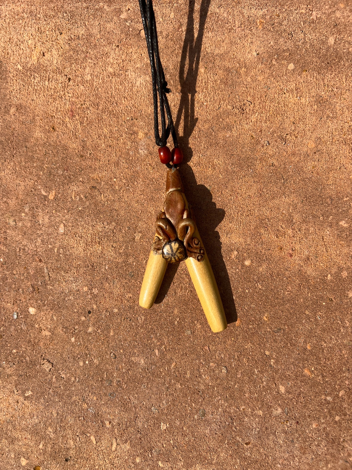 Kuripe Hapé Pipe Frog Art