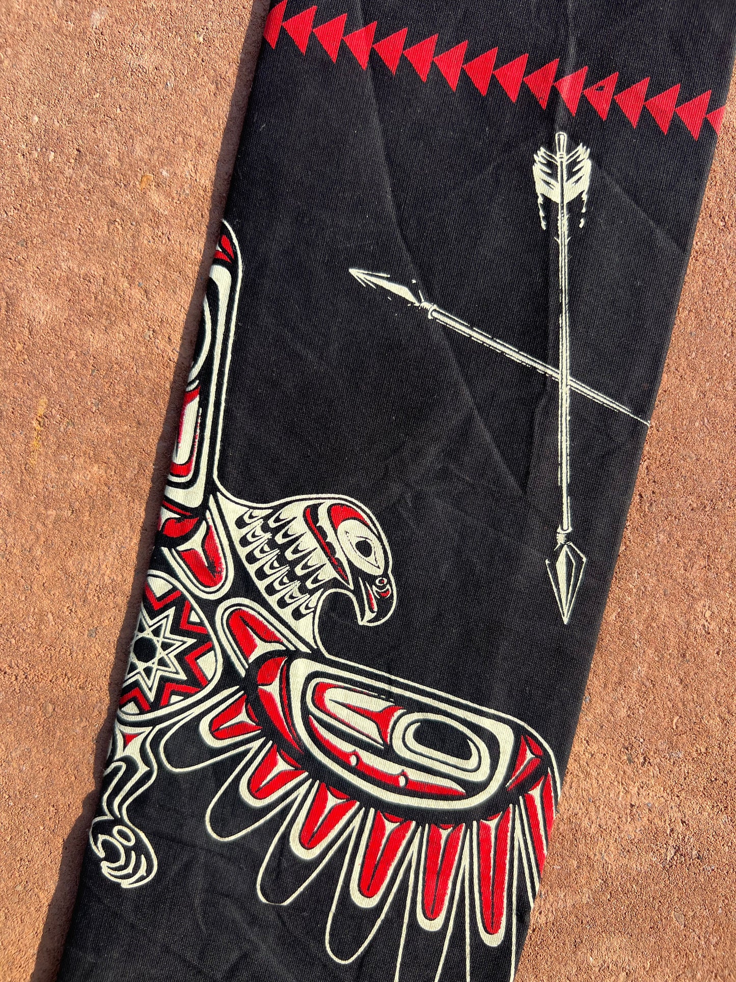 Mexican Cotton Bandana/Altar Handprinted Paleacate