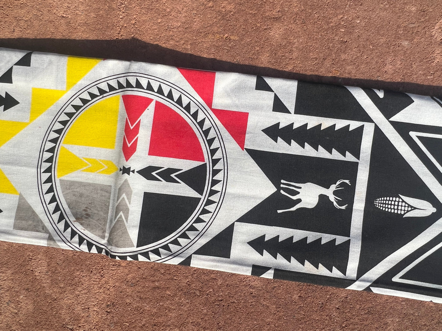 Mexican Cotton Bandana/Altar Handprinted Paleacate