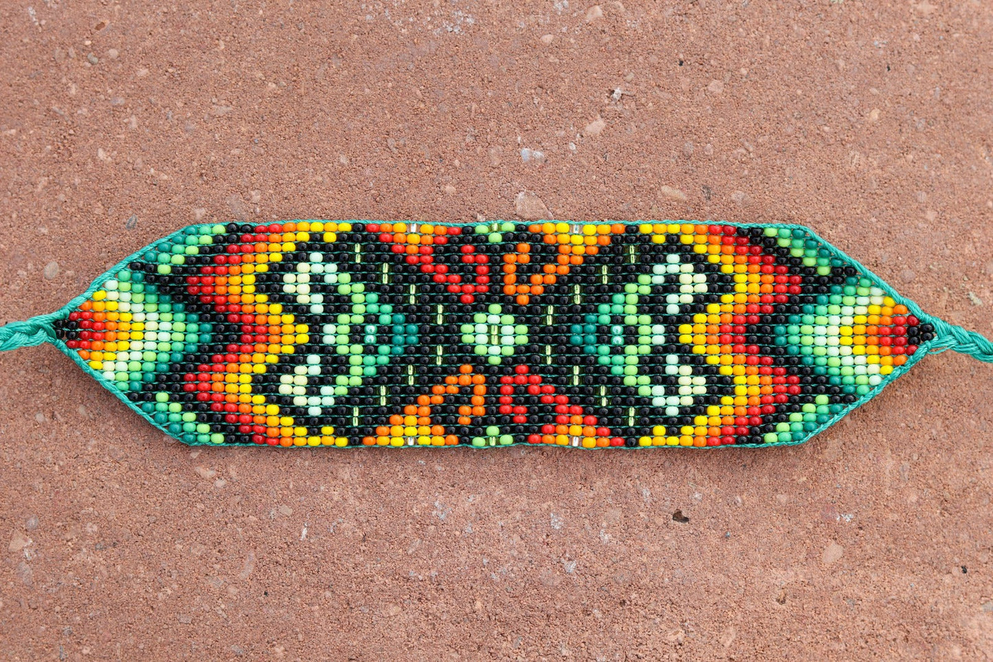 Colombian Chaquira Bracelet Medium Handmade Indigenous Crafts Jewellery