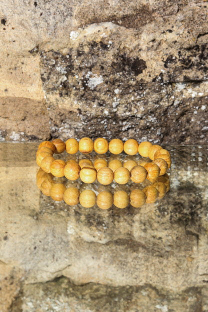 100% Pure Palo Santo Bead Bracelet