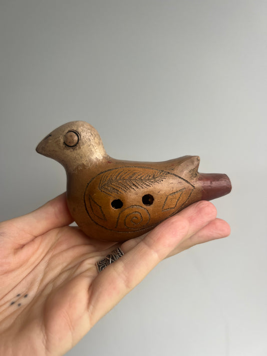 Mexican Clay Bird Ocarina: Elemental