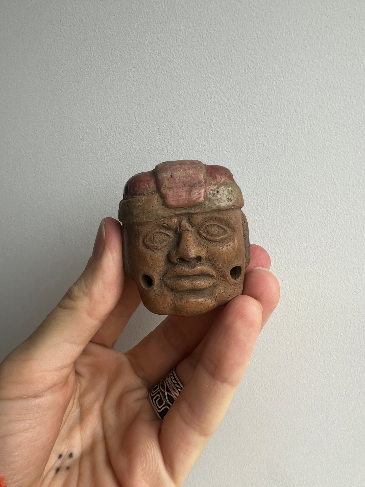 Ancestral Instrument Sound Toltec Green/Red Face