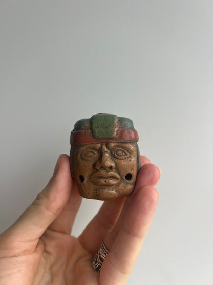 Ancestral Instrument Sound Toltec Green/Red Face