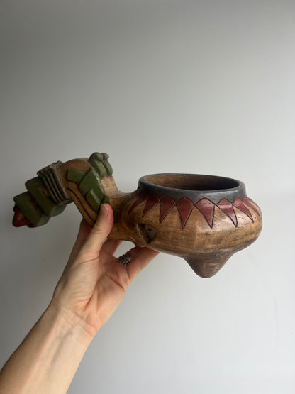 Mexican Clay Copalera: Sun and Earth