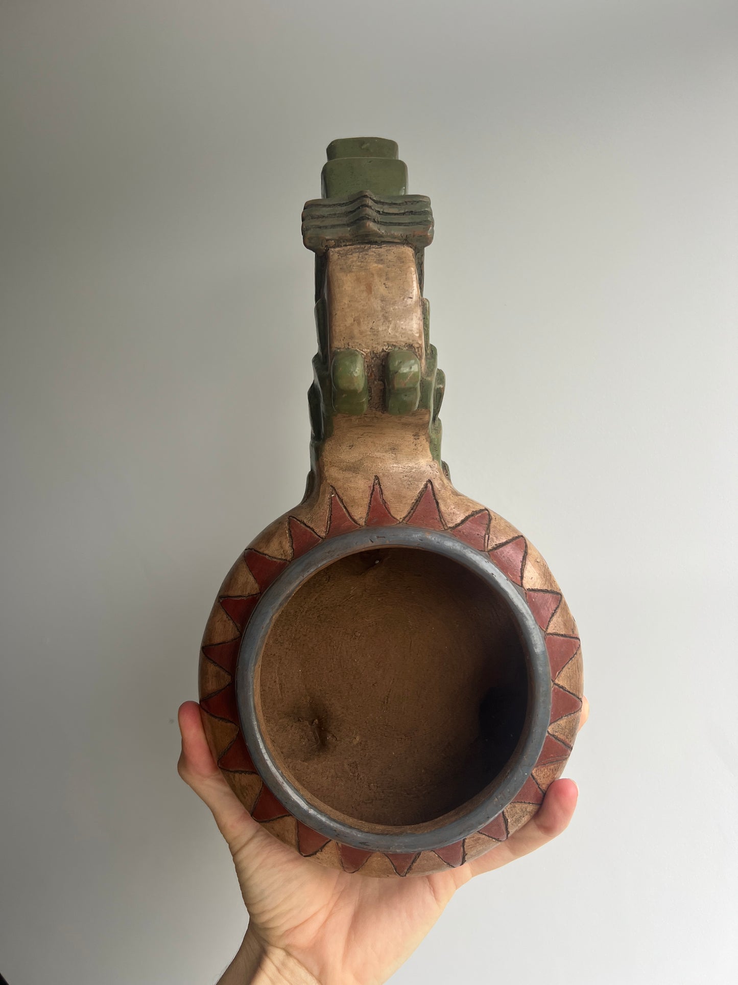 Mexican Clay Copalera: Sun and Earth