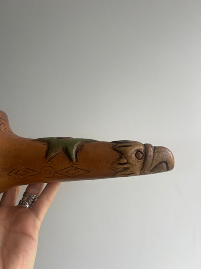 Mexican Clay Copalera: Hummingbird