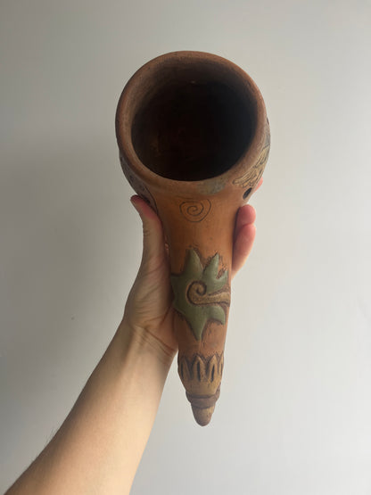 Mexican Clay Copalera: Hummingbird