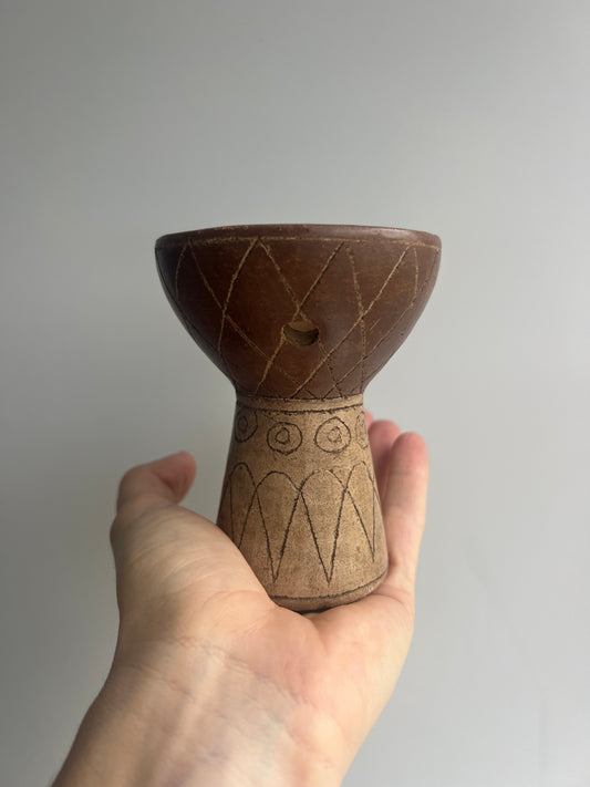 Mexican Mini Clay Copalera: Soil