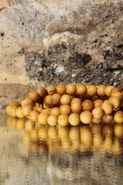 100% Pure Palo Santo Bead Bracelet