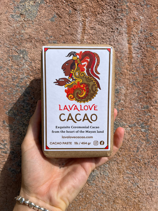 Guatemalan Mayan Ceremonial Cacao Paste - Lava Love 454g