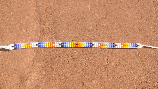 Colombian Chaquira Bracelet Tiny Handmade Indigenous Crafts Jewellery