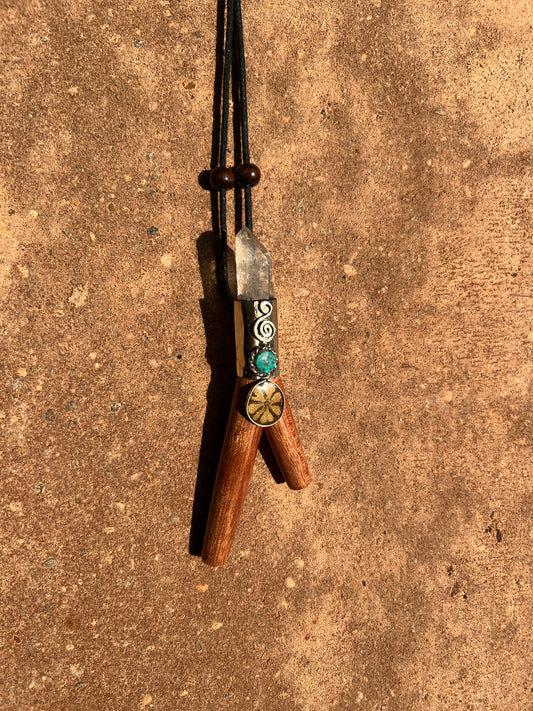 Kuripe Cristal Aya Wood Hapé Pipe