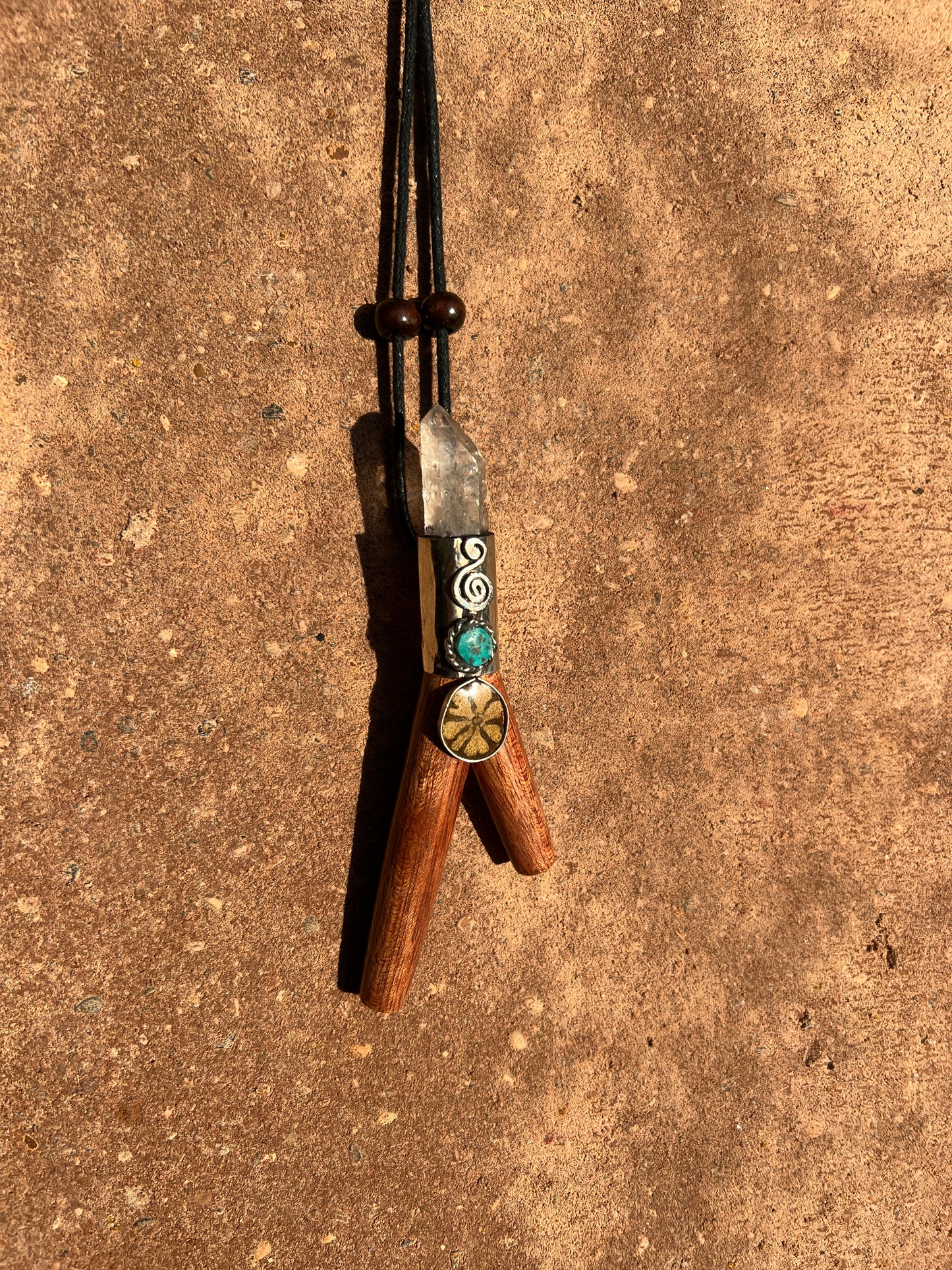 Kuripe Cristal Aya Wood Hapé Pipe