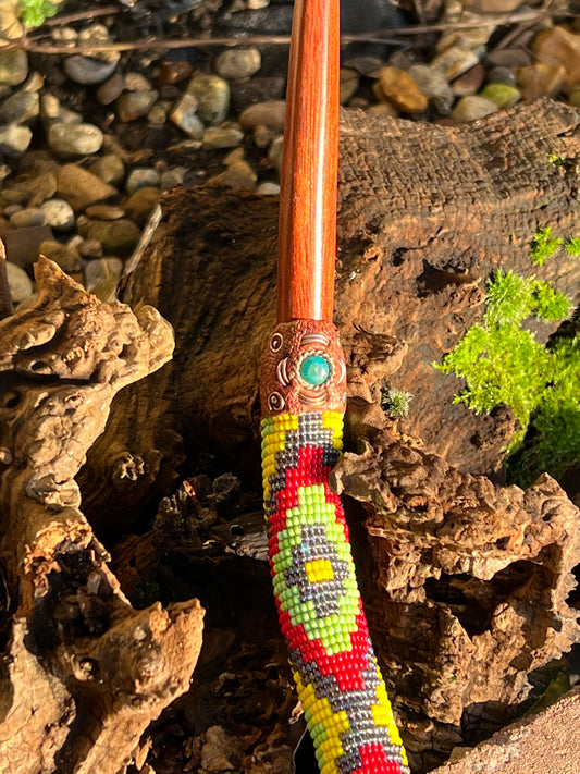Tepi Huni Kuin Palo Sangre and Beads