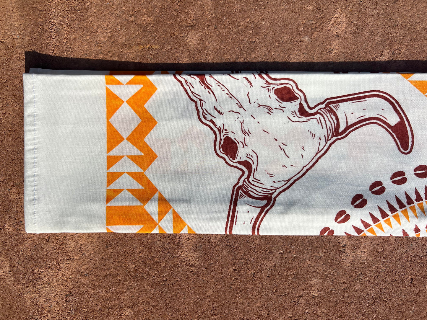 Mexican Cotton Bandana/Altar Handprinted Paleacate