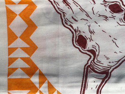 Mexican Cotton Bandana/Altar Handprinted Paleacate