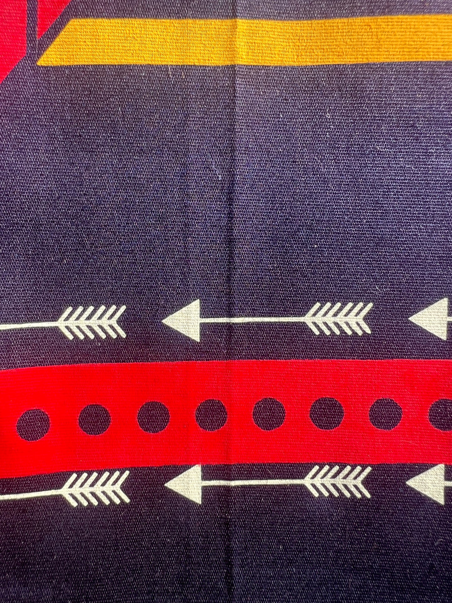 Mexican Cotton Bandana/Altar Handprinted Paleacate