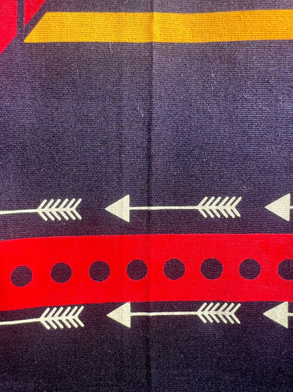 Mexican Cotton Bandana/Altar Handprinted Paleacate
