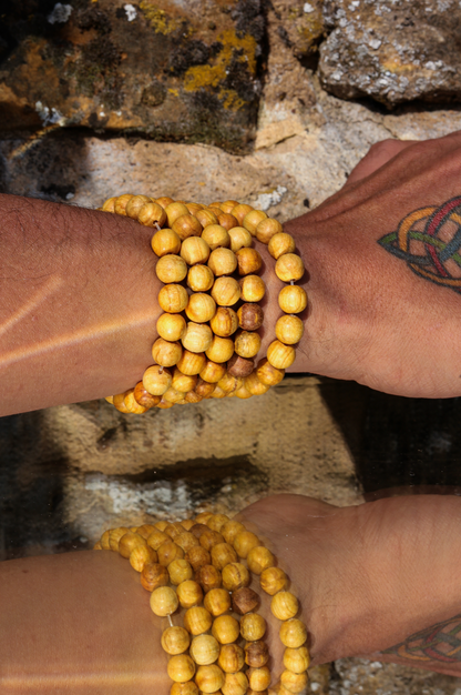 100% Pure Palo Santo Bead Bracelet