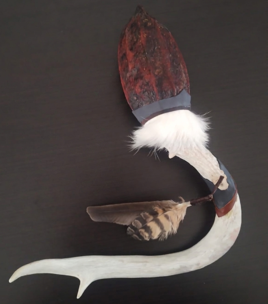 Traditional Cacao Shaker Rattle (Sonaja)