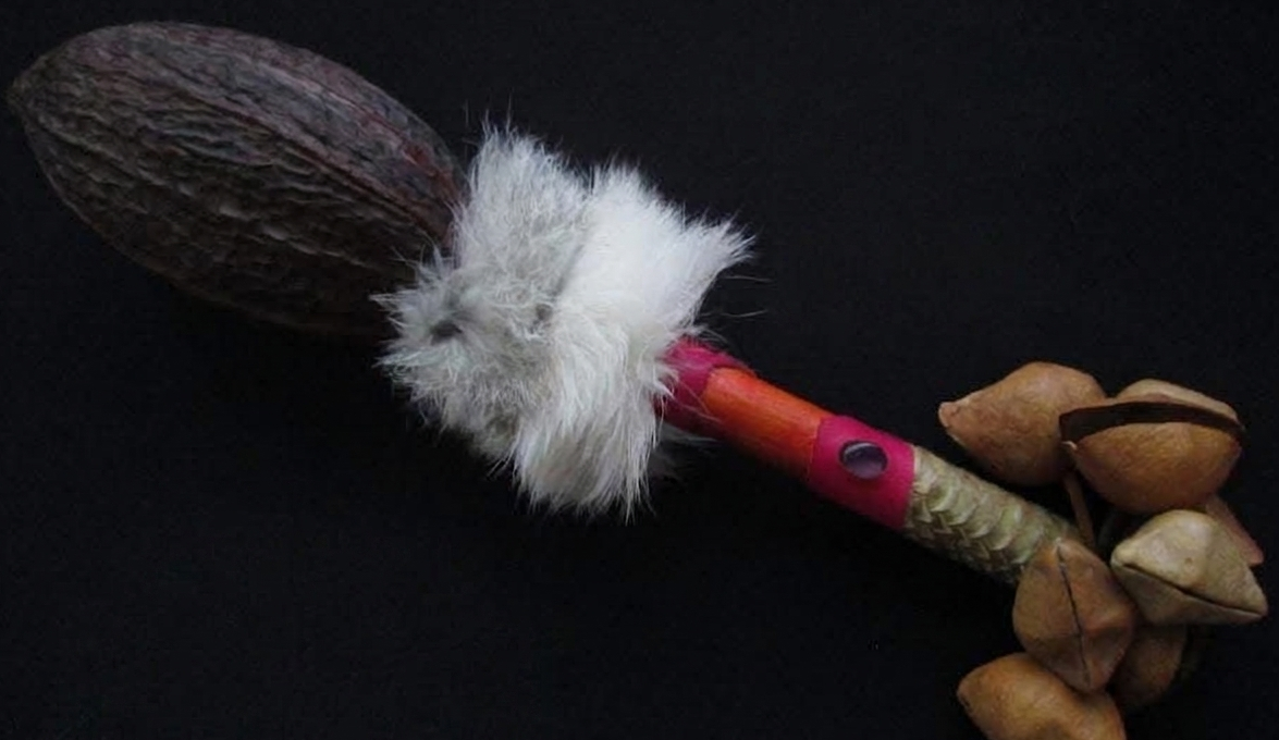 Traditional Cacao Shaker Rattle (Sonaja)