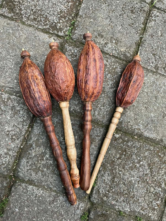Traditional Cacao Shaker Rattle (Sonaja)