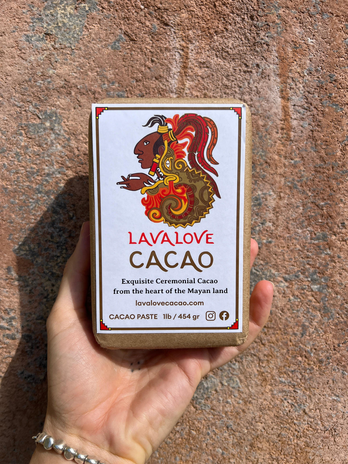 Lava Love Ceremonial Cacao Bar 454 g