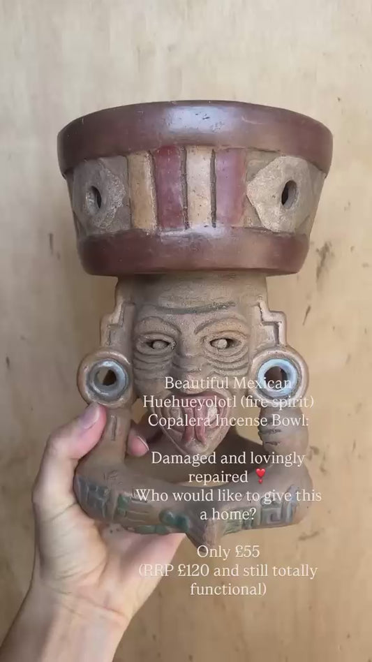 Mexican BIG Copalera Grand Father Fire (Damaged)
