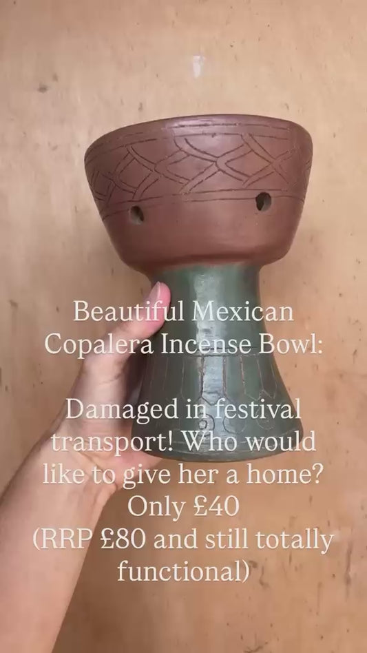 Mexican BIG Copalera Femenine (Damaged)